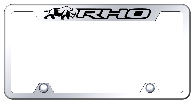 RHO Rhino Steel Truck Cut-Out Frame - Laser Etched Mirrored