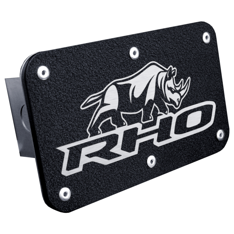 RHO Stacked Class III Trailer Hitch Plug - Rugged Black