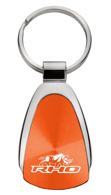RHO Stacked Teardrop Key Fob - Orange
