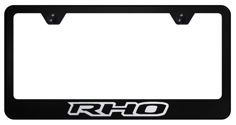 RHO Stainless Steel Frame - Laser Etched Black