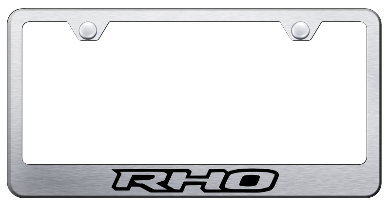 RHO Stainless Steel Frame - Laser Etched Brushed