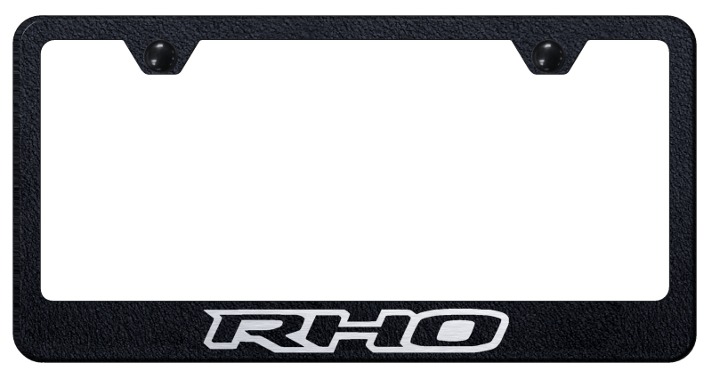 RHO Stainless Steel Frame - Laser Etched Rugged Black