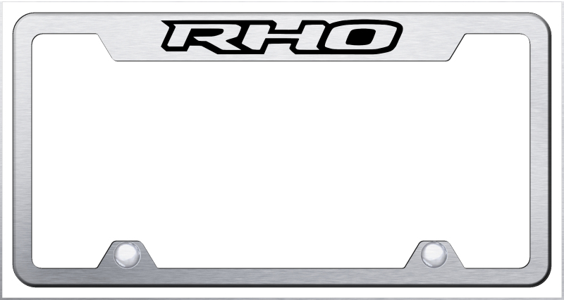 RHO Steel Truck Cut-Out Frame - Laser Etched Brushed