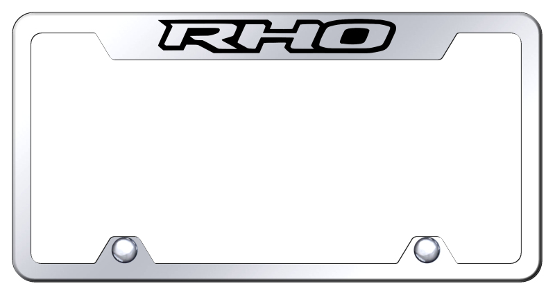 RHO Steel Truck Cut-Out Frame - Laser Etched Mirrored