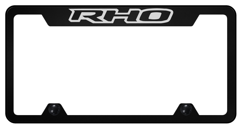 RHO Steel Truck Cut-Out Frame - UV Print on Black