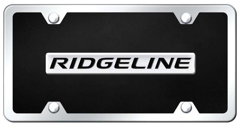 Ridgeline Name Acrylic Kit - Chrome on Black