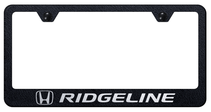 Ridgeline Stainless Steel Frame - Laser Etched Rugged Black
