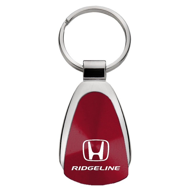 Ridgeline Teardrop Key Fob - Burgundy