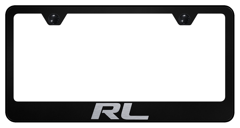 RL Stainless Steel Frame - Laser Etched Black