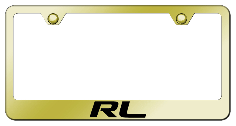RL Stainless Steel Frame - Laser Etched Gold