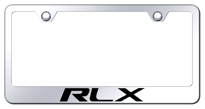 Acura RLX Laser Etched Stainless Steel License Plate Frame - Finish:Mirror