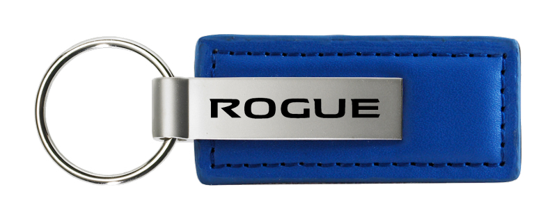 Rogue Leather Key Fob - Blue