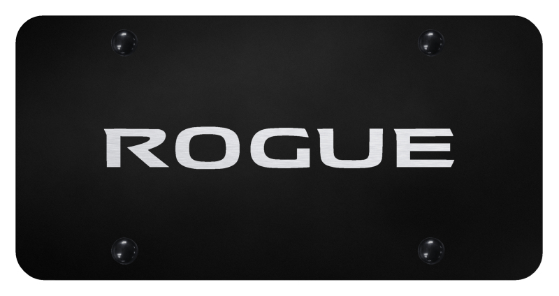 Rogue License Plate - Laser Etched Black