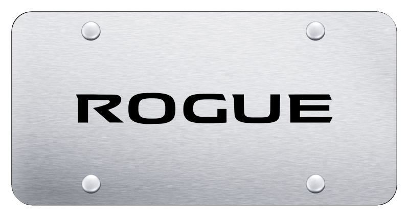 Rogue License Plate - Laser Etched Brushed