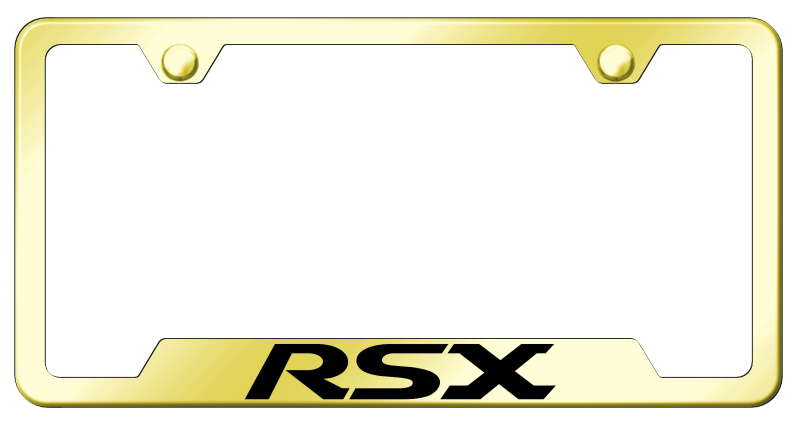 RSX Cut-Out Frame - Laser Etched Gold