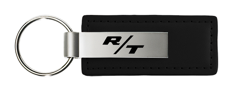 RT Leather Key Fob - Black