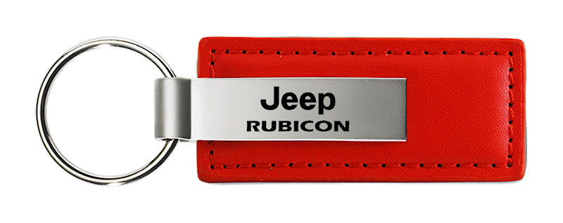 Rubicon Leather Key Fob - Red