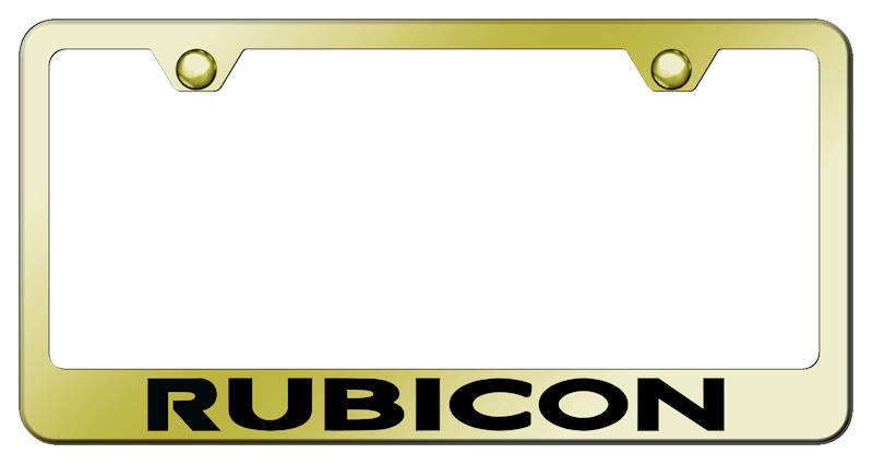 Rubicon Stainless Steel Frame - Laser Etched Gold