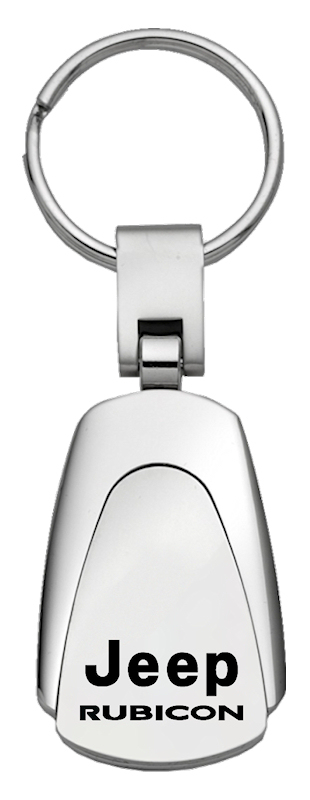Rubicon Teardrop Key Fob - Silver