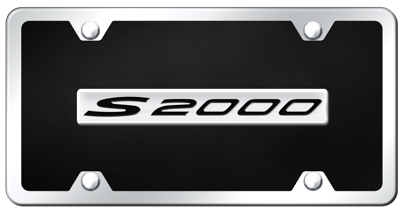 S2000 Name Acrylic Kit - Chrome on Black