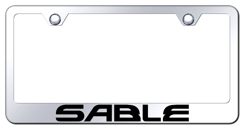 Sable Stainless Steel Frame - Laser Etched Mirrored