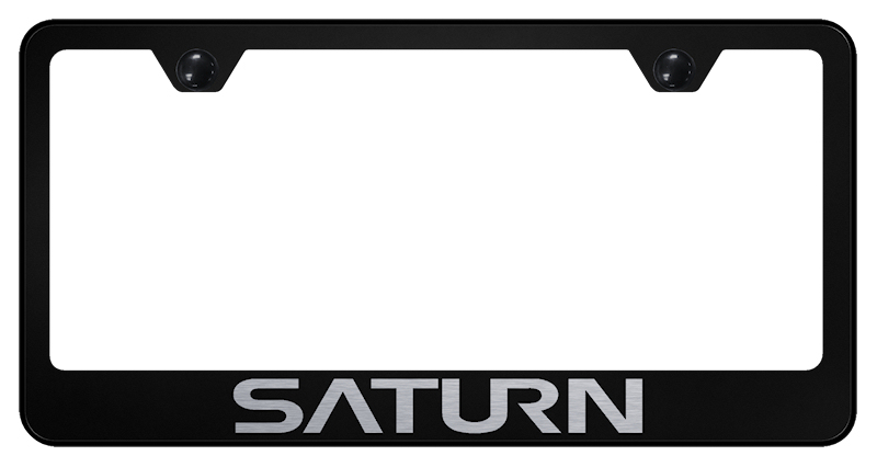 Saturn Stainless Steel Frame - Laser Etched Black