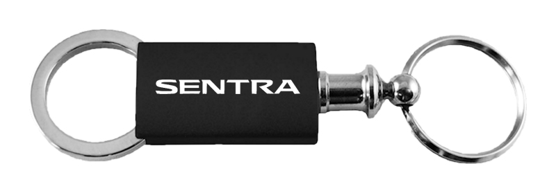 Sentra Anodized Aluminum Valet Key Fob - Black