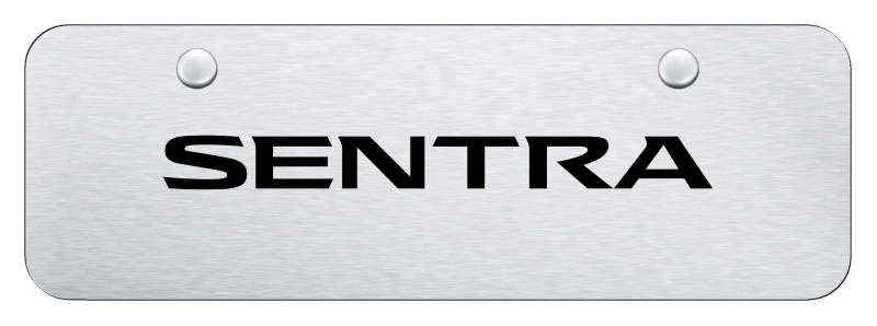 Sentra Mini Plate - Laser Etched Brushed