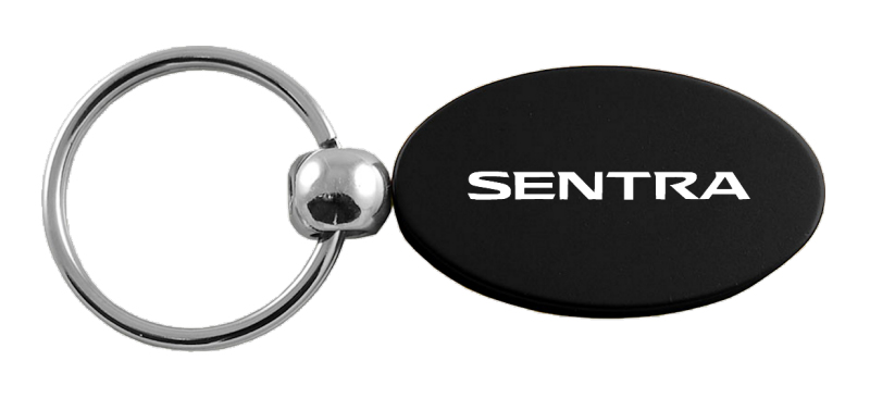 Sentra Oval Key Fob - Black