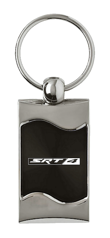 SRT-4 Rectangular Wave Key Fob - Black