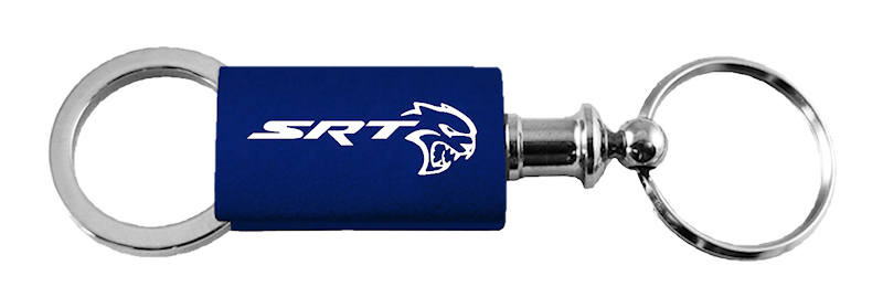 SRT Hellcat Anodized Aluminum Valet Key Fob - Navy