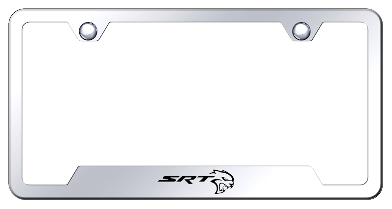 SRT Hellcat Cut-Out Frame - Laser Etched Mirrored
