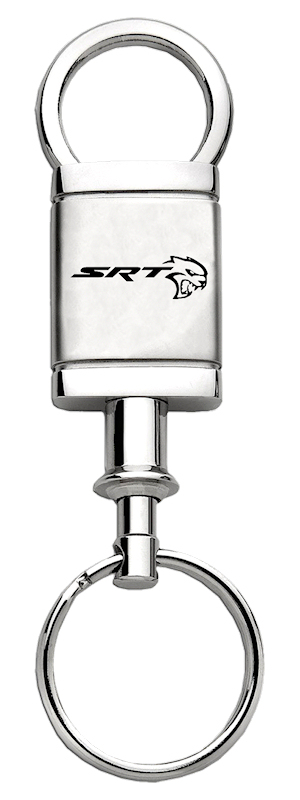 SRT Hellcat Satin-Chrome Valet Key Fob - Silver