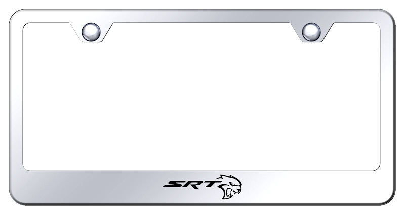 SRT Hellcat Stainless Steel Frame - Laser Etched Mirrored