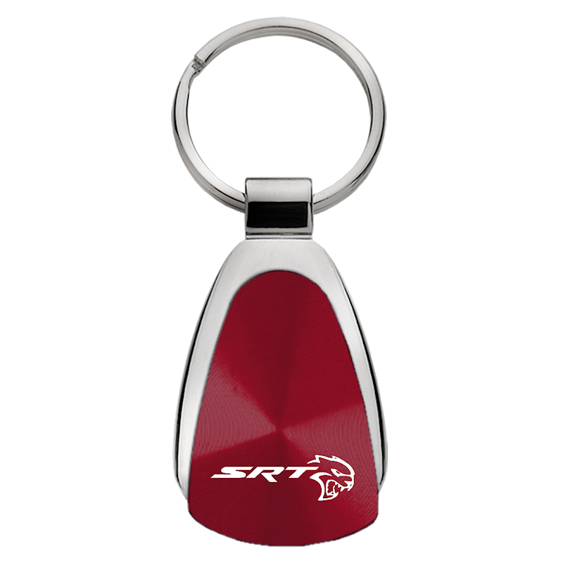 SRT Hellcat Teardrop Key Fob - Burgundy