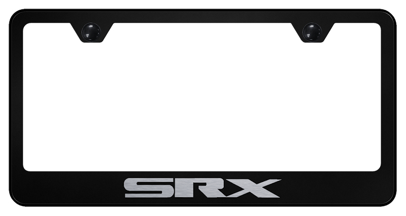 SRX Stainless Steel Frame - Laser Etched Black