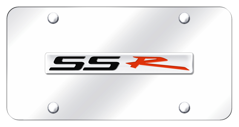 SSR Name License Plate - Chrome on Mirrored