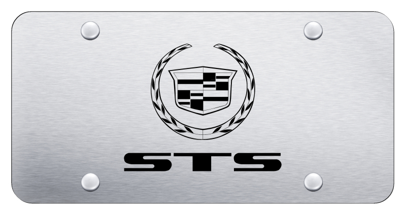STS License Plate - Laser Etched Brushed