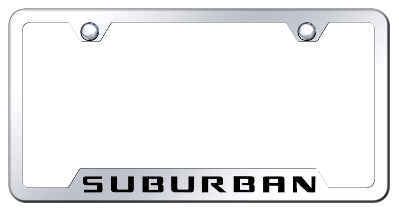 Suburban Cut-Out Frame - Laser Etched Mirrored