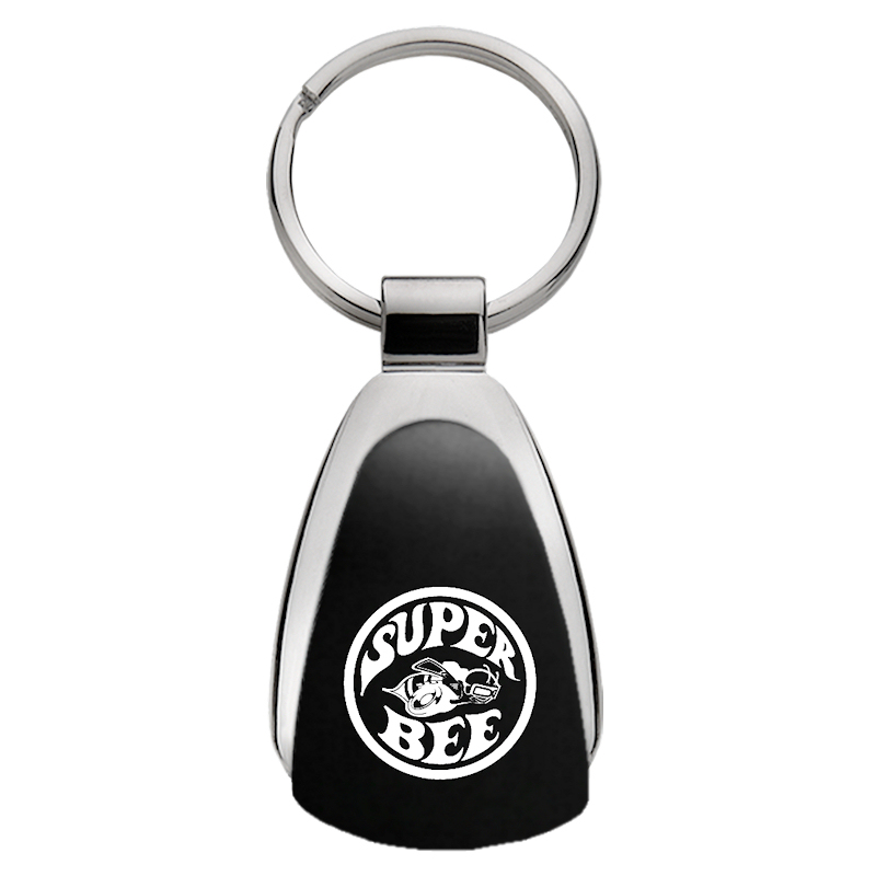 Super Bee Teardrop Key Fob - Black