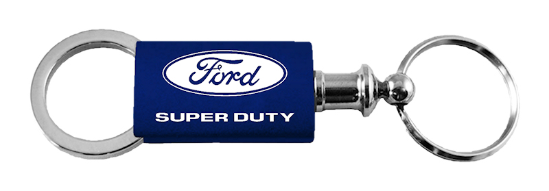 Super Duty Anodized Aluminum Valet Key Fob - Navy