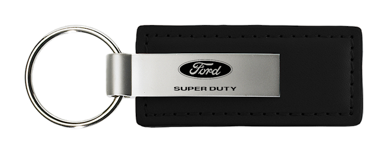 Super Duty Leather Key Fob - Black