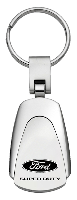 Super Duty Teardrop Key Fob - Silver