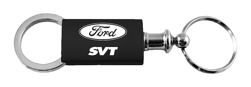 SVT Anodized Aluminum Valet Key Fob - Black