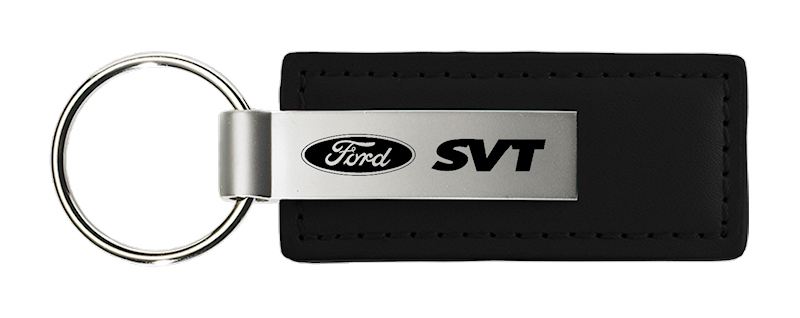 SVT Leather Key Fob - Black