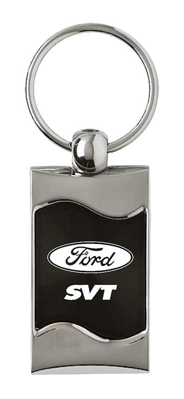 SVT Rectangular Wave Key Fob - Black