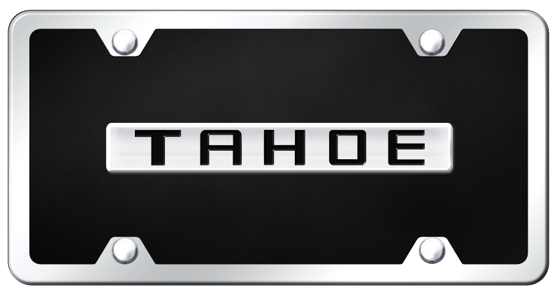 Tahoe Name Acrylic Kit - Chrome on Black