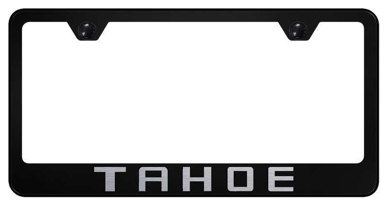 Tahoe Stainless Steel Frame - Laser Etched Black