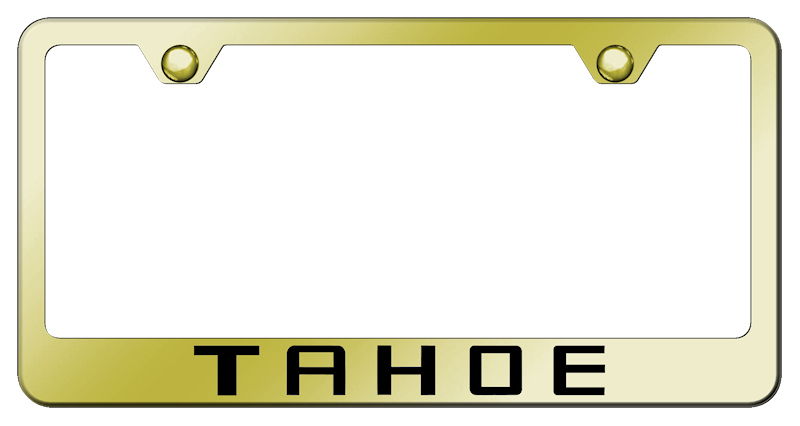 Tahoe Stainless Steel Frame - Laser Etched Gold
