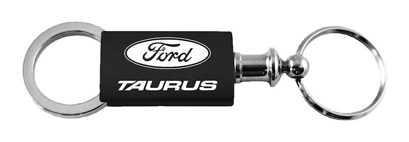 Taurus Anodized Aluminum Valet Key Fob - Black